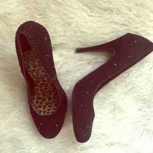 Black Rhinestone Pumps 💕
